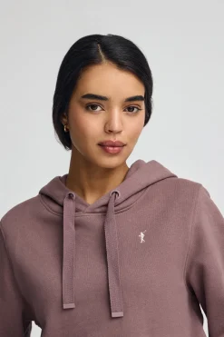 Polo Club Sweat-Shirts*Sweat-shirt avec capuche et logo Rigby Go Rose taupe