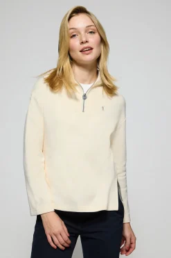 Polo Club Sweat-Shirts*Sweat-shirt Sinsajo avec capuche, fermeture éclair et logo Rigby Go Beige