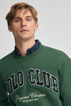 Polo Club Sweat-Shirts*Sweat-shirt à coupe ample Established 2012 Vert Bouteille