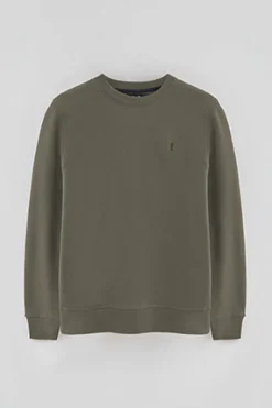 Polo Club Sweat-Shirts*Sweat-shirt vert kaki à coupe décontractée et logo Rigby Go Vert militaire