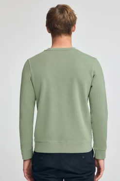 Polo Club Sweat-Shirts*Sweat-shirt à effet délavé avec logo Rigby Go Vert Pâle