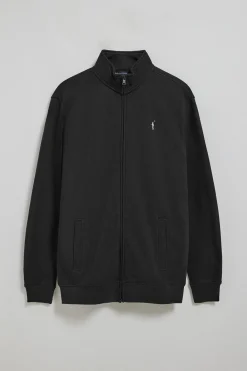 Polo Club Sweat-Shirts*Sweat-shirt zippé à col montant à logo Rigby Go Noir