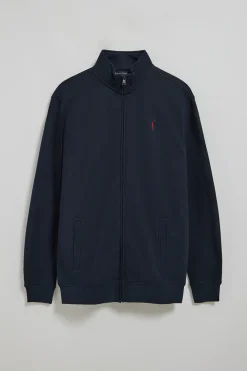 Polo Club Sweat-Shirts*Sweat-shirt zippé à col montant à logo Rigby Go Bleu Marine