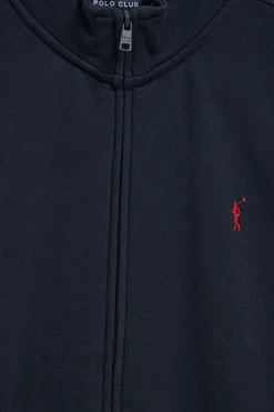 Polo Club Sweat-Shirts*Sweat-shirt zippé à col montant à logo Rigby Go Bleu Marine