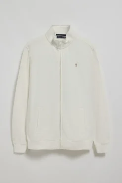 Polo Club Sweat-Shirts*Sweat-shirt zippé à col montant à logo Rigby Go Beige