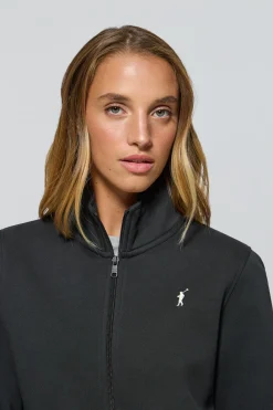 Polo Club Sweat-Shirts*Sweat-shirt zippé avec col montant et logo Rigby Go Noir