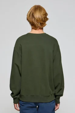 Polo Club Sweat-Shirts*Sweat-shirt  à col ras du cou et logo Vert Foncé