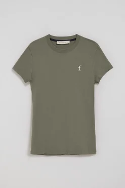 Polo Club T-Shirts*T-shirt à manches courtes avec logo brodé Rigby Go Vert militaire
