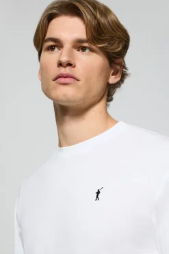 Polo Club T-Shirts*T-shirt à manches longues avec logo brodé Rigby Go Blanc