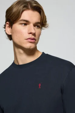 Polo Club T-Shirts*T-shirt à manches longues avec logo brodé Rigby Go Bleu Marine