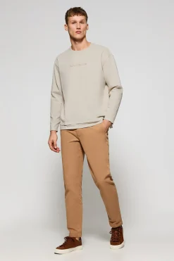 Polo Club T-Shirts*T-shirt à manches longues Hermes avec logo caoutchouté Beige