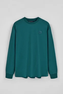 Polo Club T-Shirts*T-shirt ample vert bleu avec détails Vert Bleuâtre