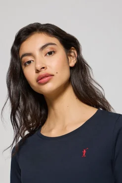 Polo Club T-Shirts*T-shirt basique à manches longues logo Rigby Go Bleu Marine