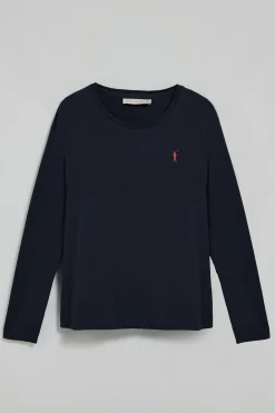 Polo Club T-Shirts*T-shirt basique à manches longues logo Rigby Go Bleu Marine
