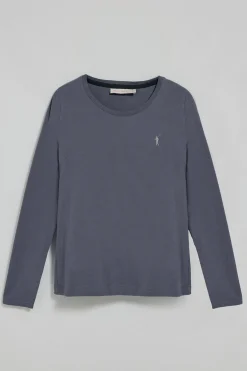 Polo Club T-Shirts*T-shirt basique à manches longues logo Rigby Go bleu Denim