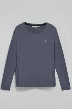 Polo Club T-Shirts*T-shirt basique à manches longues logo Rigby Go bleu Denim