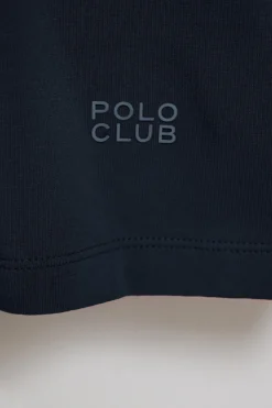 Polo Club T-Shirts*T-shirt basique à col en V avec logo caoutchouté Bleu Marine