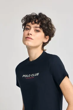 Polo Club T-Shirts*T-shirt basique à logo caoutchouté Bleu Marine