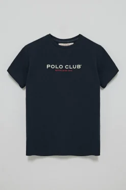 Polo Club T-Shirts*T-shirt basique à logo caoutchouté Bleu Marine