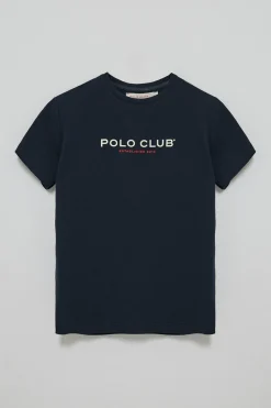 Polo Club T-Shirts*T-shirt basique à logo caoutchouté Bleu Marine