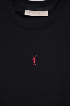 Polo Club T-Shirts*T-shirt basique sans manches à col ras du cou avec un logo brodé Rigby Go Bleu Marine