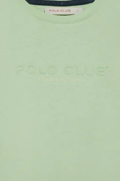 Polo Club T-Shirts*T-shirt basique à logo caoutchouté Menthe