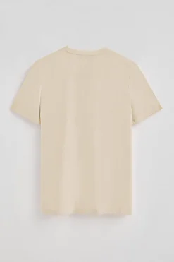 Polo Club T-Shirts*T-shirt basique à col ras du cou et broderie Rigby Best Beige