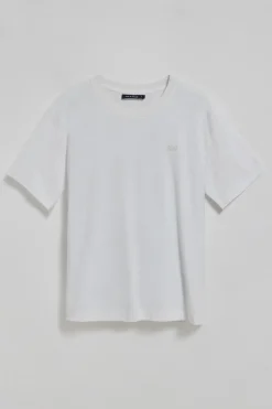 Polo Club T-Shirts*T-shirt à col ras cou et logo caoutchouté Blanc