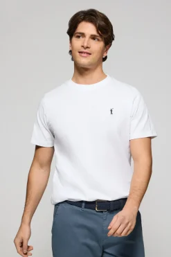 Polo Club T-Shirts*T-shirt à col ras du cou et broderie Rigby Go Blanc