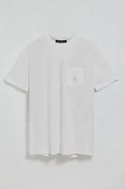 Polo Club T-Shirts*T-shirt à manches courtes à poche avec broderie Rigby Best Blanc