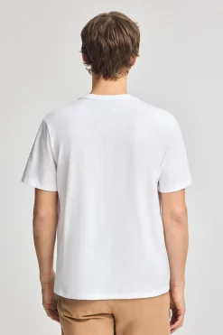 Polo Club T-Shirts*T-shirt en coton flammé à broderie Rigby Go Blanc