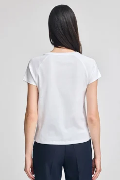 Polo Club T-Shirts*T-shirt Hesperia avec un monogramme brodé Blanc