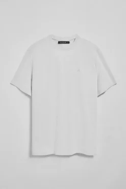 Polo Club T-Shirts*T-shirt microstructuré avec un monogramme brodé PC Blanc