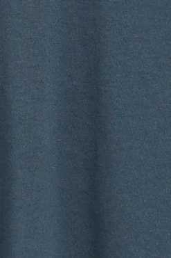 Polo Club T-Shirts*T-shirt bleu à col en V avec broderie Rigby Best Denim