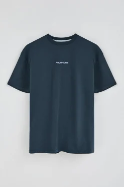 Polo Club T-Shirts*T-shirt à col ras du cou et imprimé nautique Bleu Marine