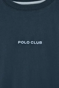 Polo Club T-Shirts*T-shirt à col ras du cou et imprimé nautique Bleu Marine