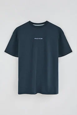 Polo Club T-Shirts*T-shirt à col ras du cou et imprimé nautique Bleu Marine
