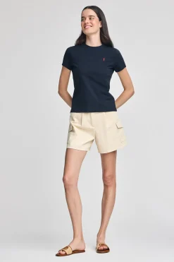 Polo Club T-Shirts*T-shirt à col rond et broderie Rigby Go Bleu Marine