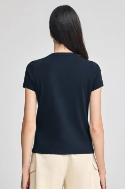 Polo Club T-Shirts*T-shirt à col rond et broderie Rigby Go Bleu Marine