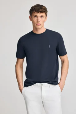 Polo Club T-Shirts*T-shirt basique à col rond et broderie Rigby Best Bleu Marine