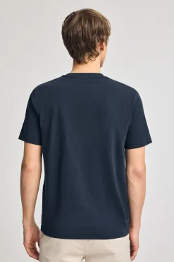 Polo Club T-Shirts*T-shirt en coton flammé à broderie Rigby Go Bleu Marine
