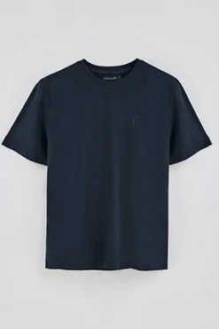 Polo Club T-Shirts*T-shirt en coton flammé à broderie Rigby Go Bleu Marine