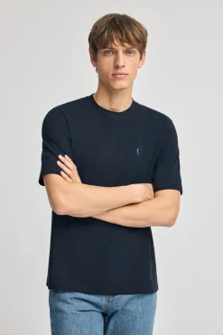 Polo Club T-Shirts*T-shirt en coton et lin à broderie Rigby Go Bleu Marine