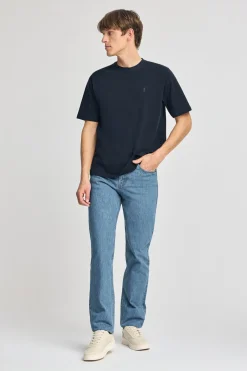 Polo Club T-Shirts*T-shirt en coton et lin à broderie Rigby Go Bleu Marine