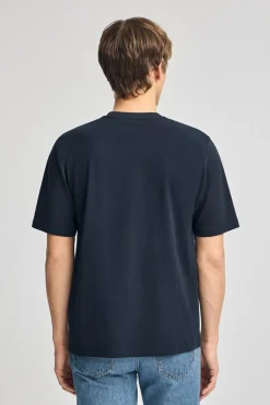 Polo Club T-Shirts*T-shirt en coton et lin à broderie Rigby Go Bleu Marine