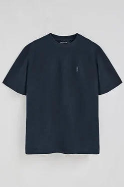Polo Club T-Shirts*T-shirt en coton et lin à broderie Rigby Go Bleu Marine