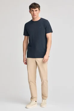Polo Club T-Shirts*T-shirt garment dye avec détail Bleu Marine