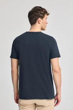 Polo Club T-Shirts*T-shirt garment dye avec détail Bleu Marine