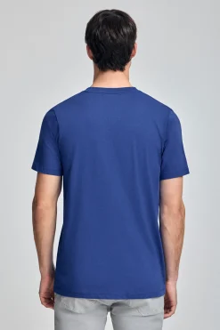Polo Club T-Shirts*T-shirt à col ras du cou et broderie Rigby Go Bleu Royal