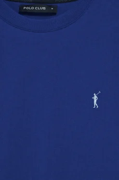 Polo Club T-Shirts*T-shirt à col ras du cou et broderie Rigby Go Bleu Royal